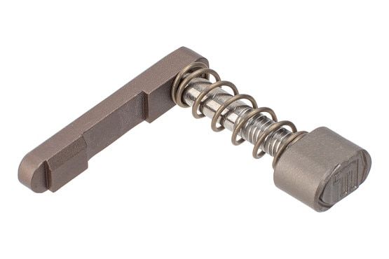 Fortis AR-15 Magazine Catch & Release features a FDE hardcoat Anodize finish